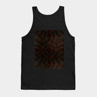 Abstract Stone Art Mandala Composition Tank Top